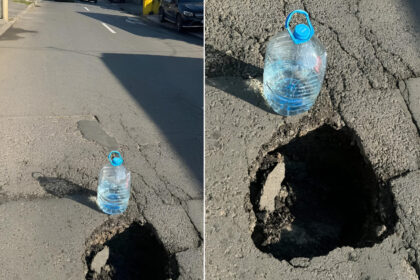 foto bucuresti acest oras in care e posibila aceasta groapa e pe strada veseliei din s5 acolo unde la o furtuna o masina a fost facuta praf de un copac 68f8d68dba856