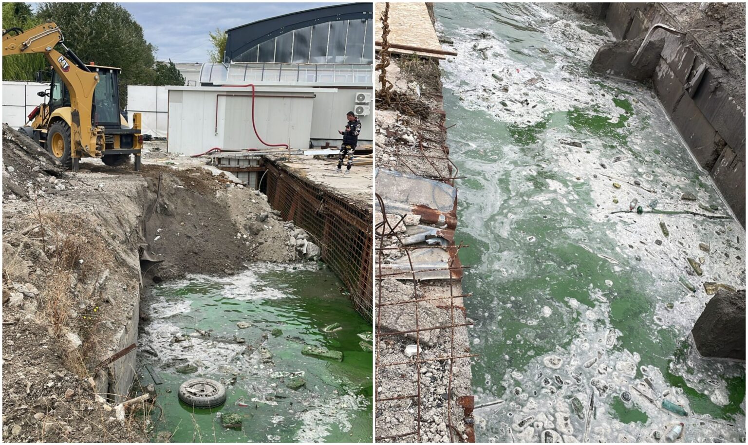 foto gramezi de moloz scoase din lacul tei si depozitate pe terenul fostului club bamboo garda de mediu a dat amenzi obligand proprietarul sa scape de deseuri 68dd490911364