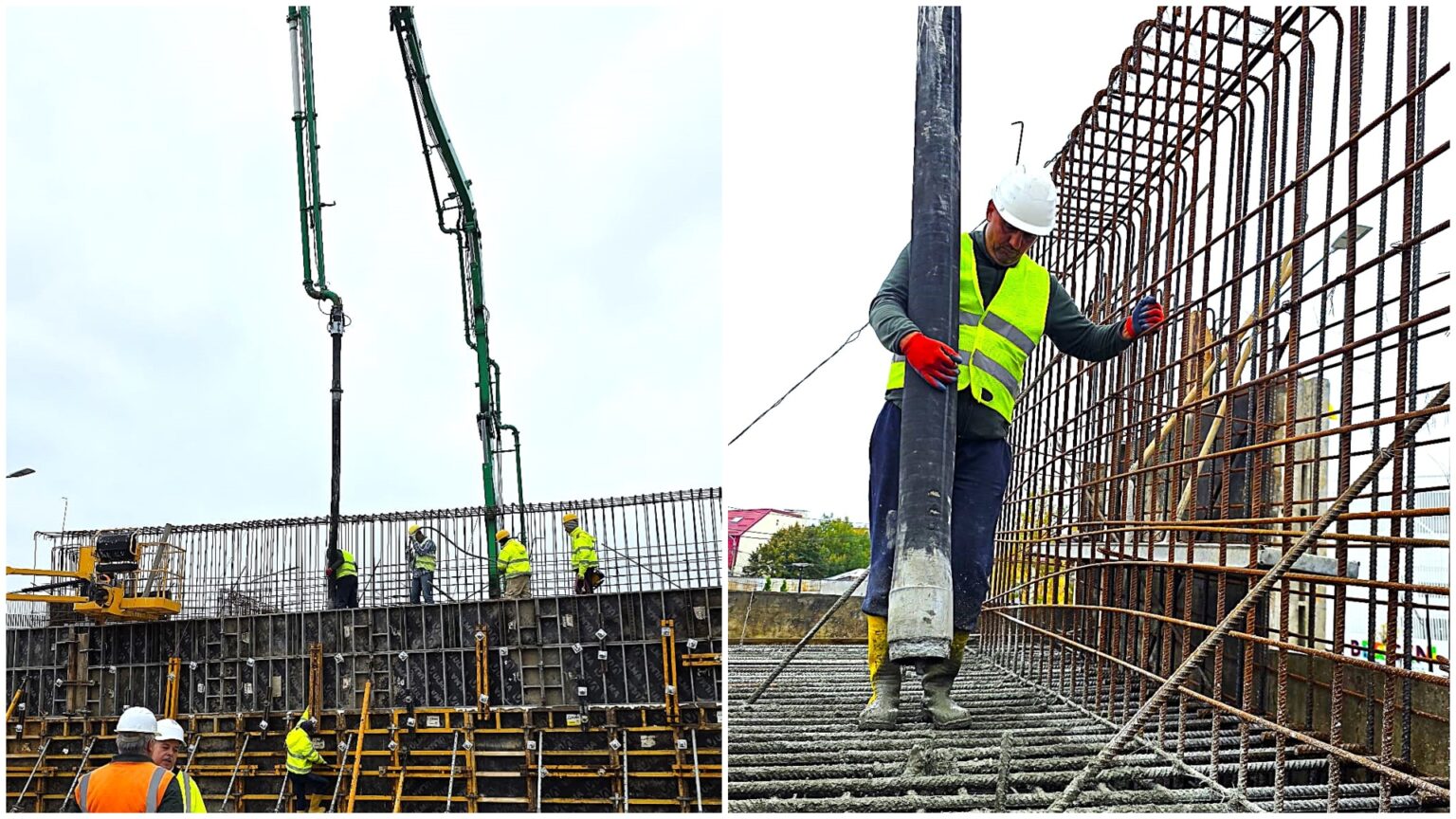 foto lucrarile la pasajul aparatorii patriei avanseaza primul picior picior al podului a fost turnat baluta de acum se va si vedea progresul incepe etapa de suprafata 68f5f930a03a6