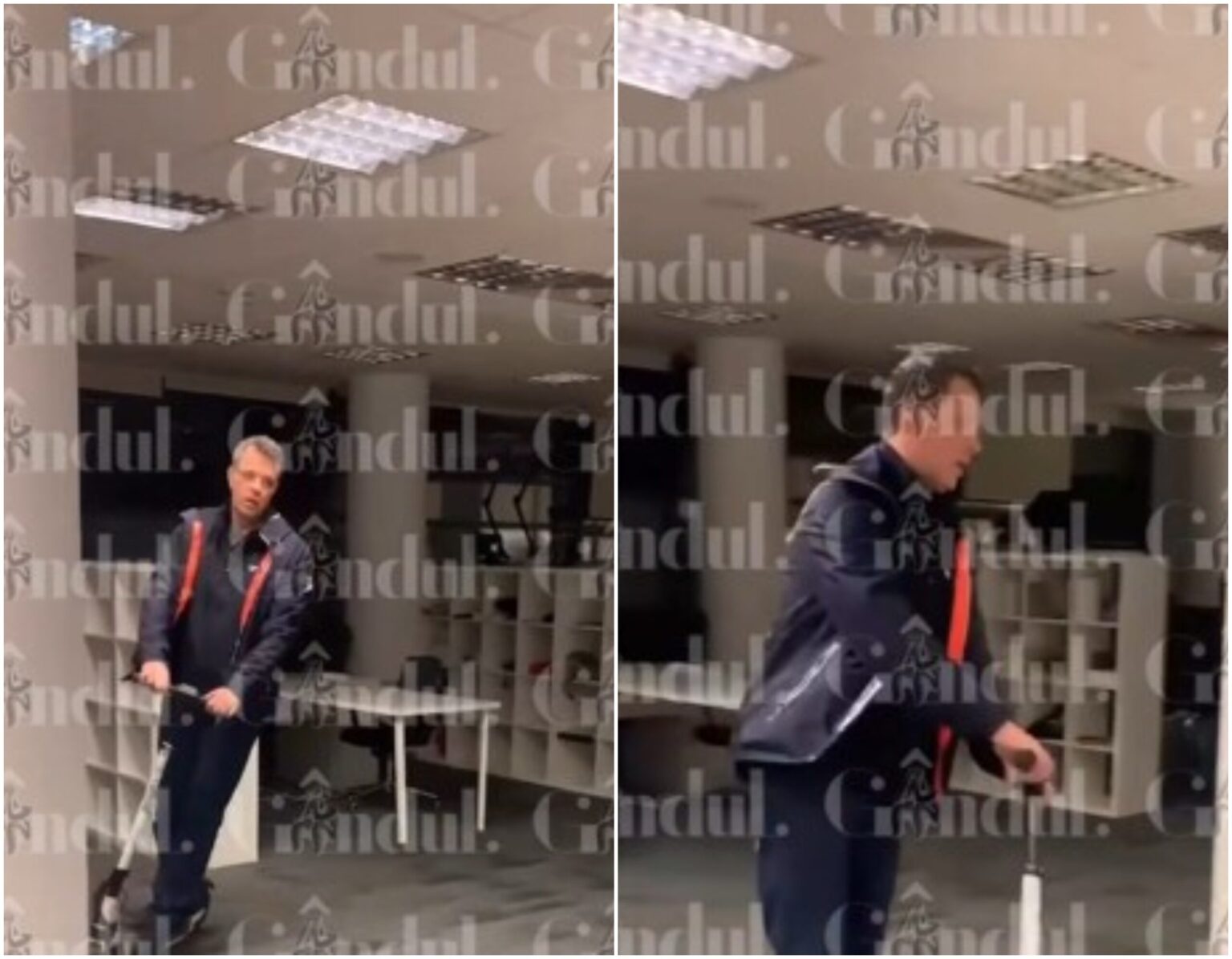 foto ministrul apararii la plimbare cu trotineta electrica prin sediul usr daca legea trece nu se va mai putea plimba fara permis am1 68ecc113820c5