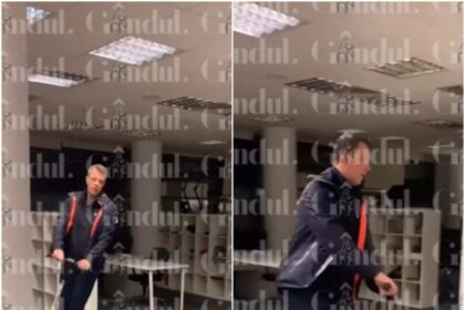 foto ministrul apararii la plimbare cu trotineta electrica prin sediul usr daca legea trece nu se va mai putea plimba fara permis am1 68ecc113820c5