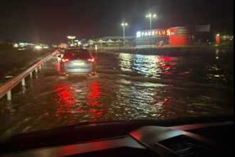 foto oceanul centura capitalei inundata intre chitila si rudeni blocaj total de dinainte de pod chitila de la prima ora 68e74ad150be4