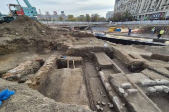 foto secretele vechiului sistem de canalizare din bucuresti adus la lumina de santierul de la planseul unirii de ce spun expertii ca este neobisnuit 68ff593328bf3