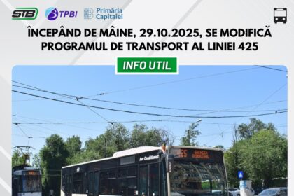 incepand de maine 29 octombrie se modifica programul de transport al liniei 425 6900b914a30be