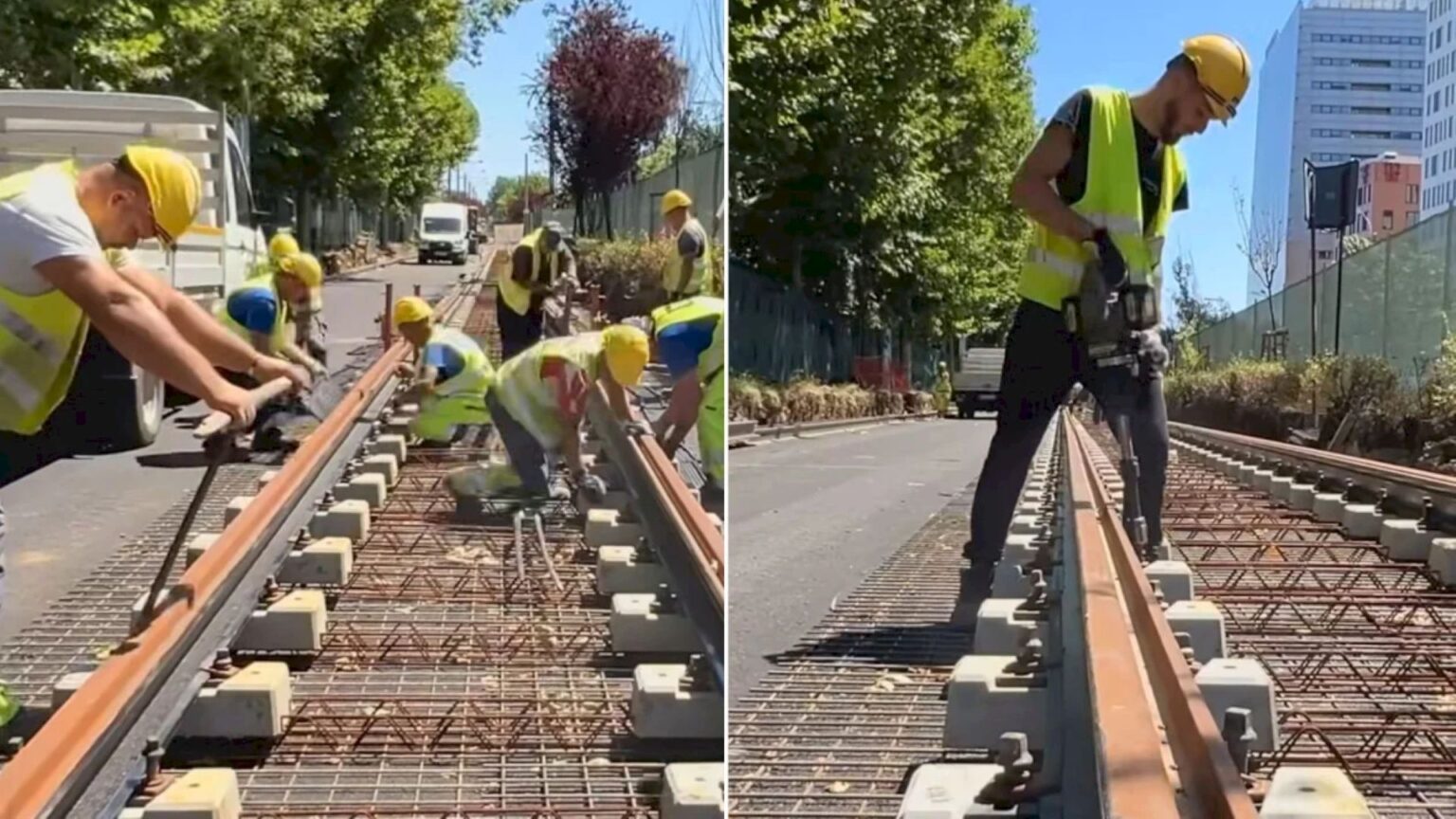 lucrarile de modernizare a sinelor de tramvai de pe bulevardul expozitiei continua stadiul lucrarilor pe intregul lot 11 au ajuns la un stadiu de 75 68ef9aebc043b