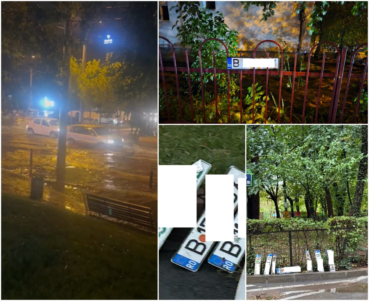 mobilizarea multor soferi din bucuresti dupa furtuna care a inundat orasul se recupereaza placutele de inmatriculare de la masini pierdute pe strazi si bulevarde 68e0d6684303f