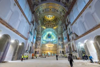 pregatirile pentru sfintirea catedralei nationale in linie dreapta toate schelele din interior au fost demontate 68de2ad878fde