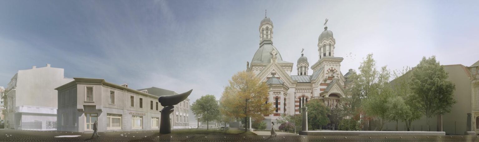 scuarul amzei din inima bucurestiului se intoarce la viata concert de vioara cu alexandru tomescu tururi ghidate si amplasarea sculpturii triumful binelui 68e08e4541138