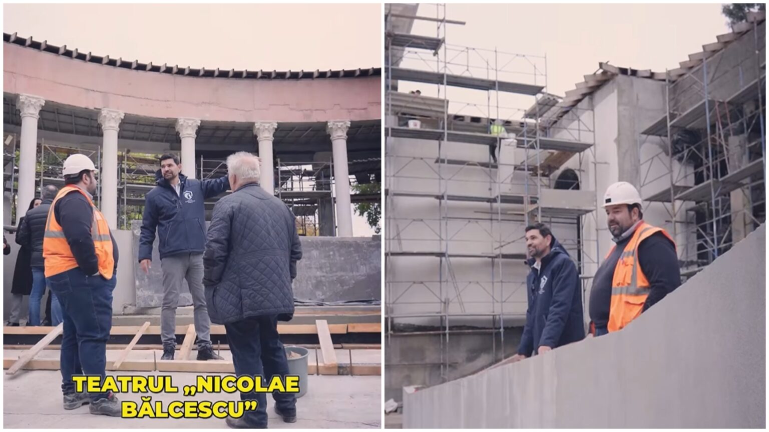 video avanseaza lucrarile la teatrul de vara nicolae balcescu din parcul bazilescu tuta ma astept ca anul viitor sa avem primele spectacole 68f6075070c53