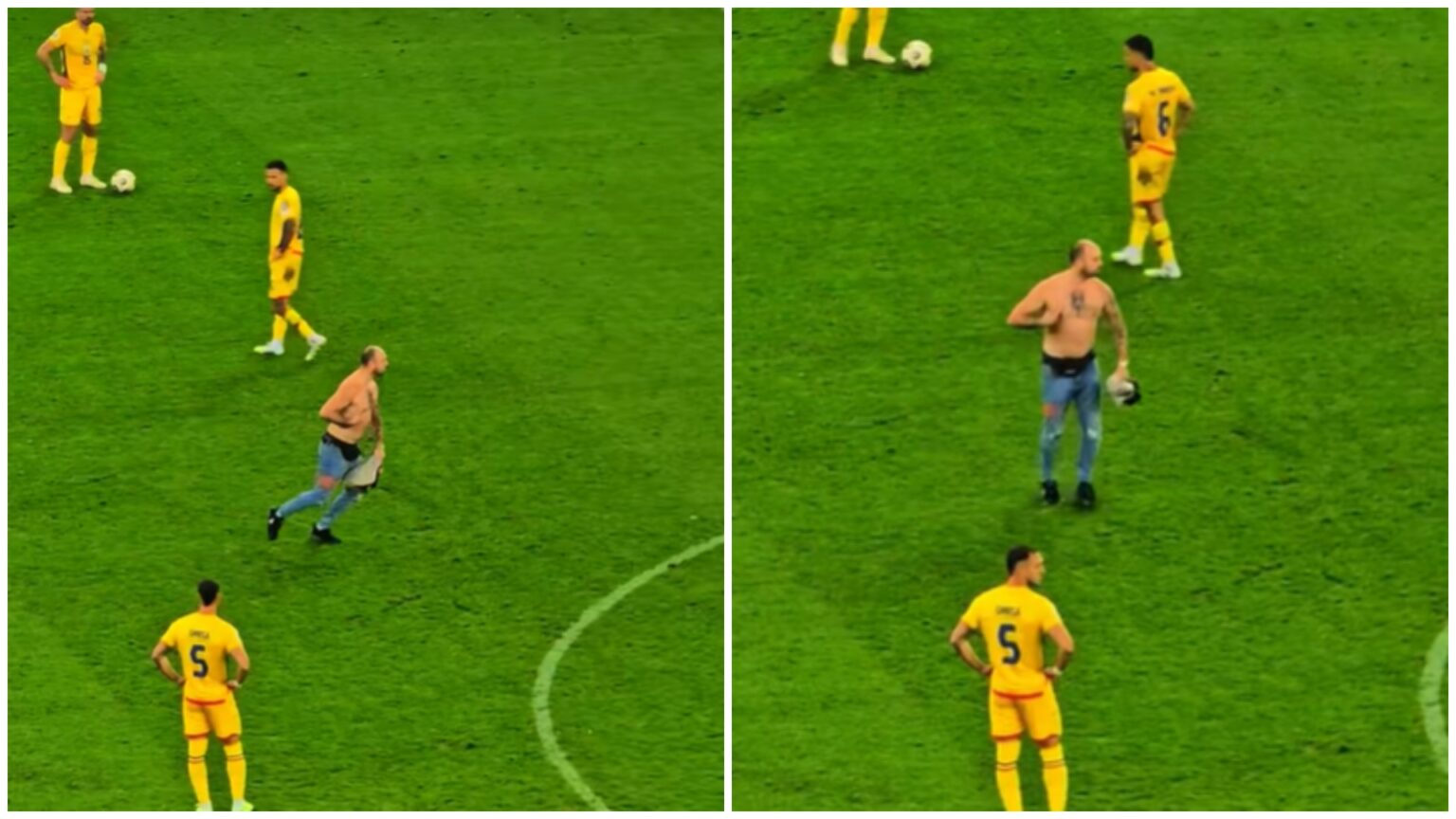 video candidatul microbist de la primaria capitalei a intrerupt meciul romania austria am intrat pe teren ca sa arat tatuajul cu iisus hristos 68ed085b4d1b2