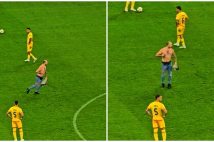 video candidatul microbist de la primaria capitalei a intrerupt meciul romania austria am intrat pe teren ca sa arat tatuajul cu iisus hristos 68ed085b4d1b2