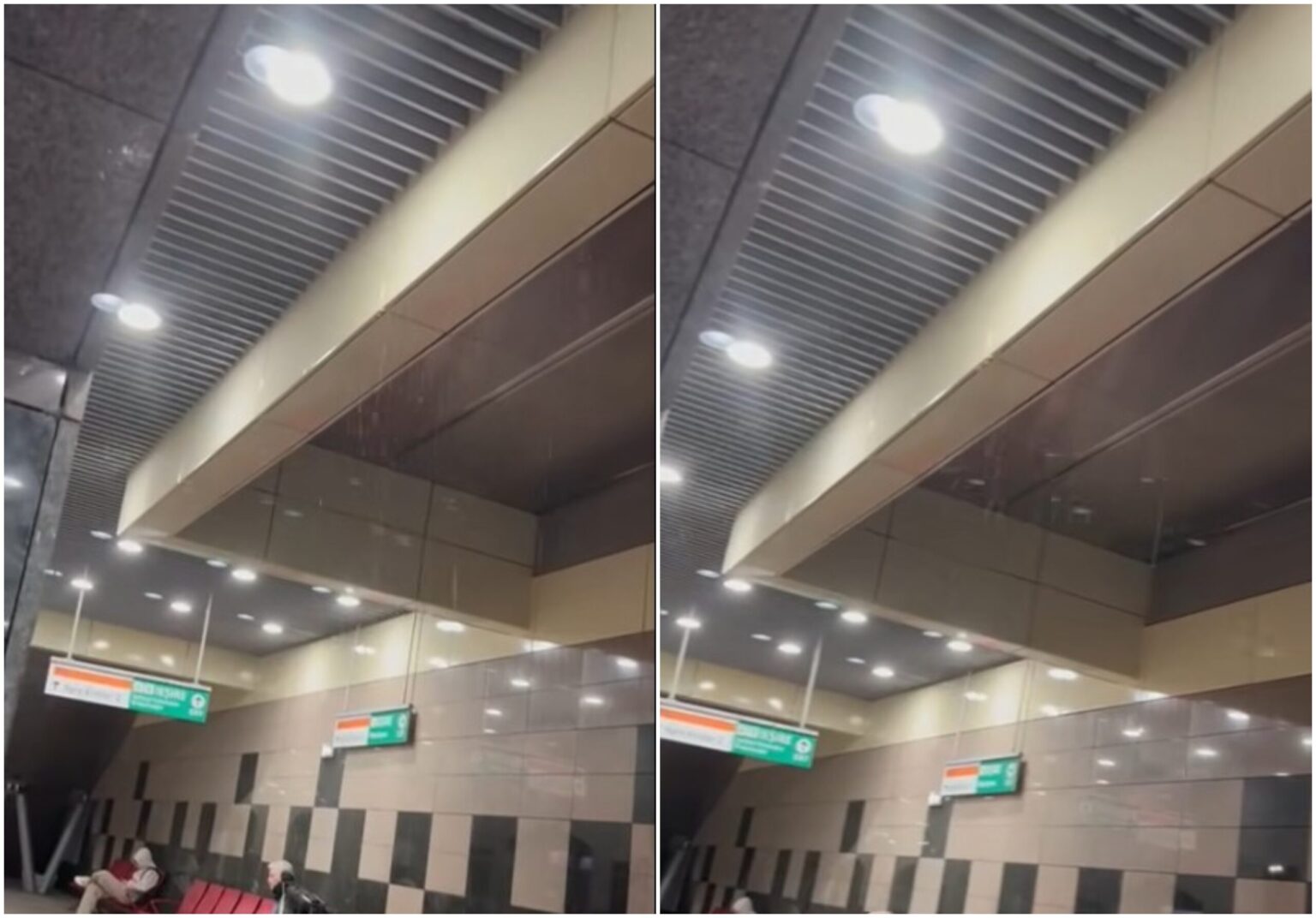 video cascada naturala la statia de metrou eroilor curge apa din tavan si codul rosu inca nu a intrat in vigoare 68e4e4c265e4a