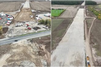 video cum mai decurg lucrarile pe lotul 1 nord al a0 autostrada bucurestiului s ar putea deschide circulatia partial in primvara lui 2026 68ecfa47379a6