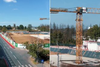 video noutati de pe santierul parcarii de la aeroportul otopeni cea care va avea patru etaje si peste 1 000 de locuri lucrarile au un ritm sustinut 68dffb847a371