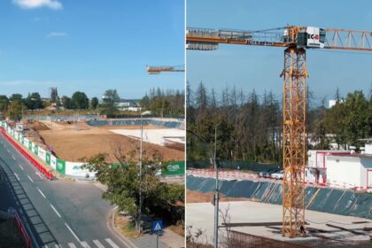 video noutati de pe santierul parcarii de la aeroportul otopeni cea care va avea patru etaje si peste 1 000 de locuri lucrarile au un ritm sustinut 68dffb847a371