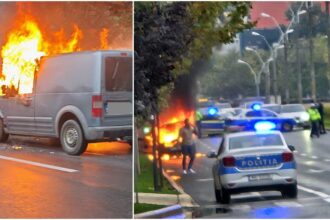 video pasajul marasesti blocat din cauza unui incendiu auto masini de politie au inchis iesirea spre nerva traian pompierii au ajuns dupa 25 de minute update 68e35fa01d456