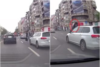 video pericol in traficul din bucuresti un adolescent merge printre masini sare pe ele si vrea sa deschida portiere pe soseaua stefan cel mare 68ecfa50ca9cf