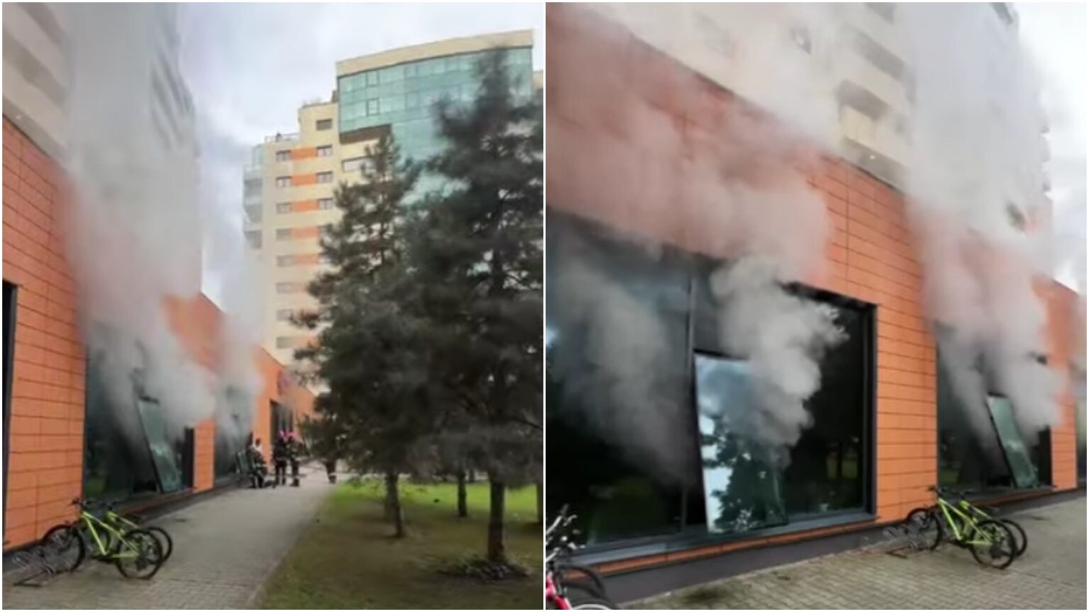 video ro alert de incendiu in bucuresti pe calea plevnei arde un centru spa de la subsolul unei cladiri 45 de persoane au fost evacuate update 68f35d4feed4a 1