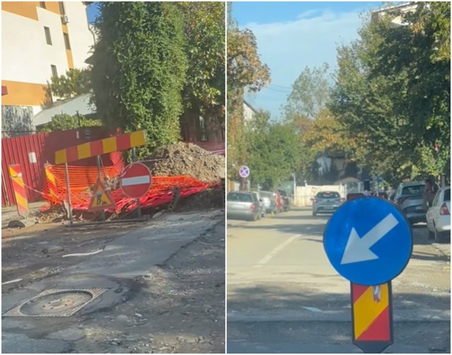 video toata zona arata cumplit un santier din zona 1 mai podul constanta a fost lasat de izbeliste are gropi imense 68e2779ac5c82