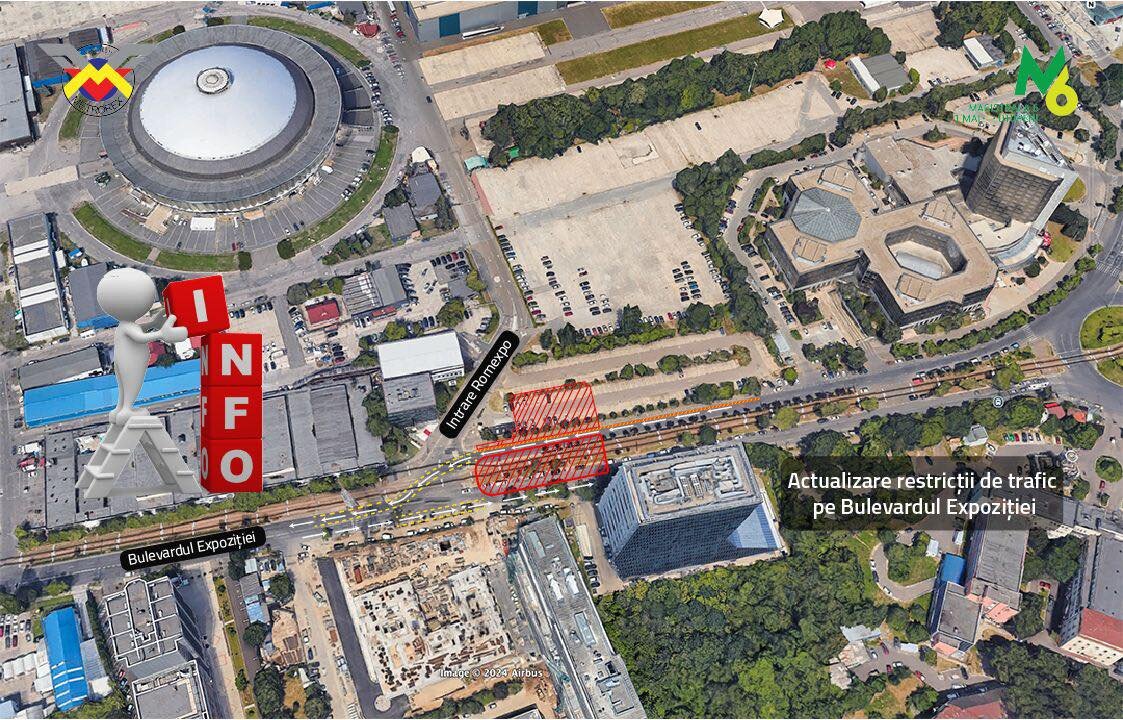 breaking noi restrictii de trafic si devieri in nordul bucurestiului pentru santierul m6 metrorex anunta modificari importante pe bulevardul