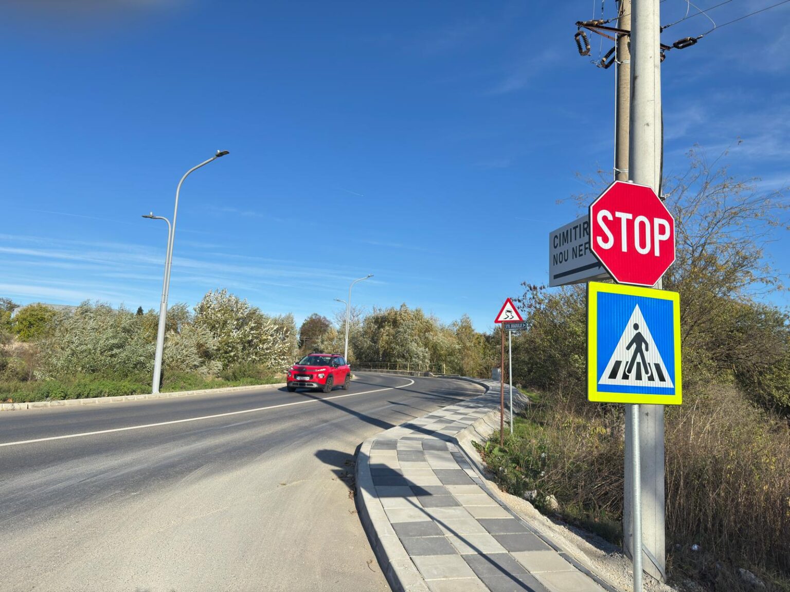 cj ilfov marcaje rutiere finalizate pe dj401a magurele bragadiru urmeaza pistele de biciclete si lucrarile de modernizare 6909e21512d1f