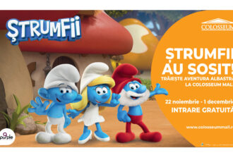 colosseum mall deschide portile aventurii albastre pentru copii si aduce in capitala universul fermecat al strumfilor 69202e1b04970
