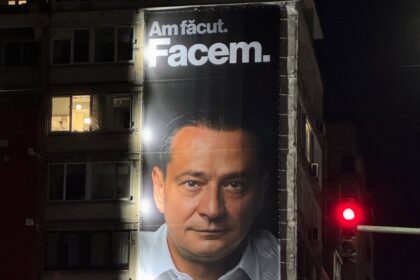 dl baluta a facut un pas inainte de campania electrorala afise cu el si sloganul lui la primaria capitalei sunt prin tot orasul 6907494745c2d