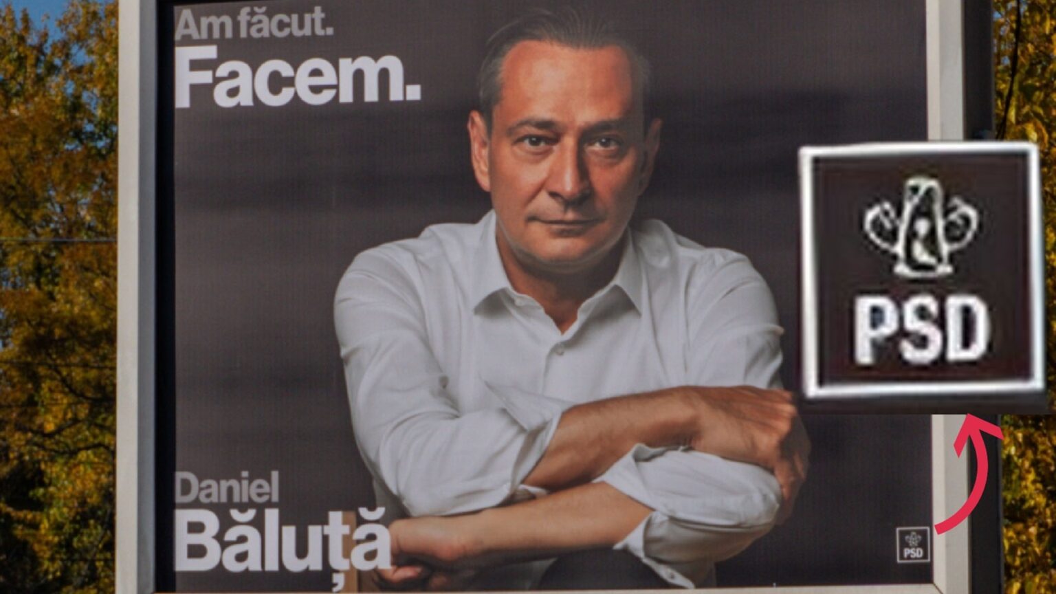 dl baluta ne explica de ce sigla psd de pe panourile lui electorale e mai mica decat nasul de furnica 690c54c50ef5b