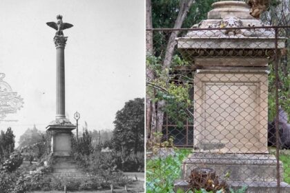 exclusiv comoara din berceni soclul coloanei cu vultur capodopera lui karl storck descoperit intr o curte monumentul s a frant la cutremurul din 77 691eeedc53759