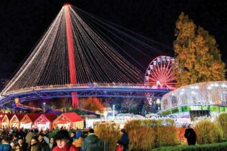 foc de artificii la west side christmas market in weekend targul de craciun din drumul taberei se deschide sambata cand pe scena urca andia 6926f7203c702