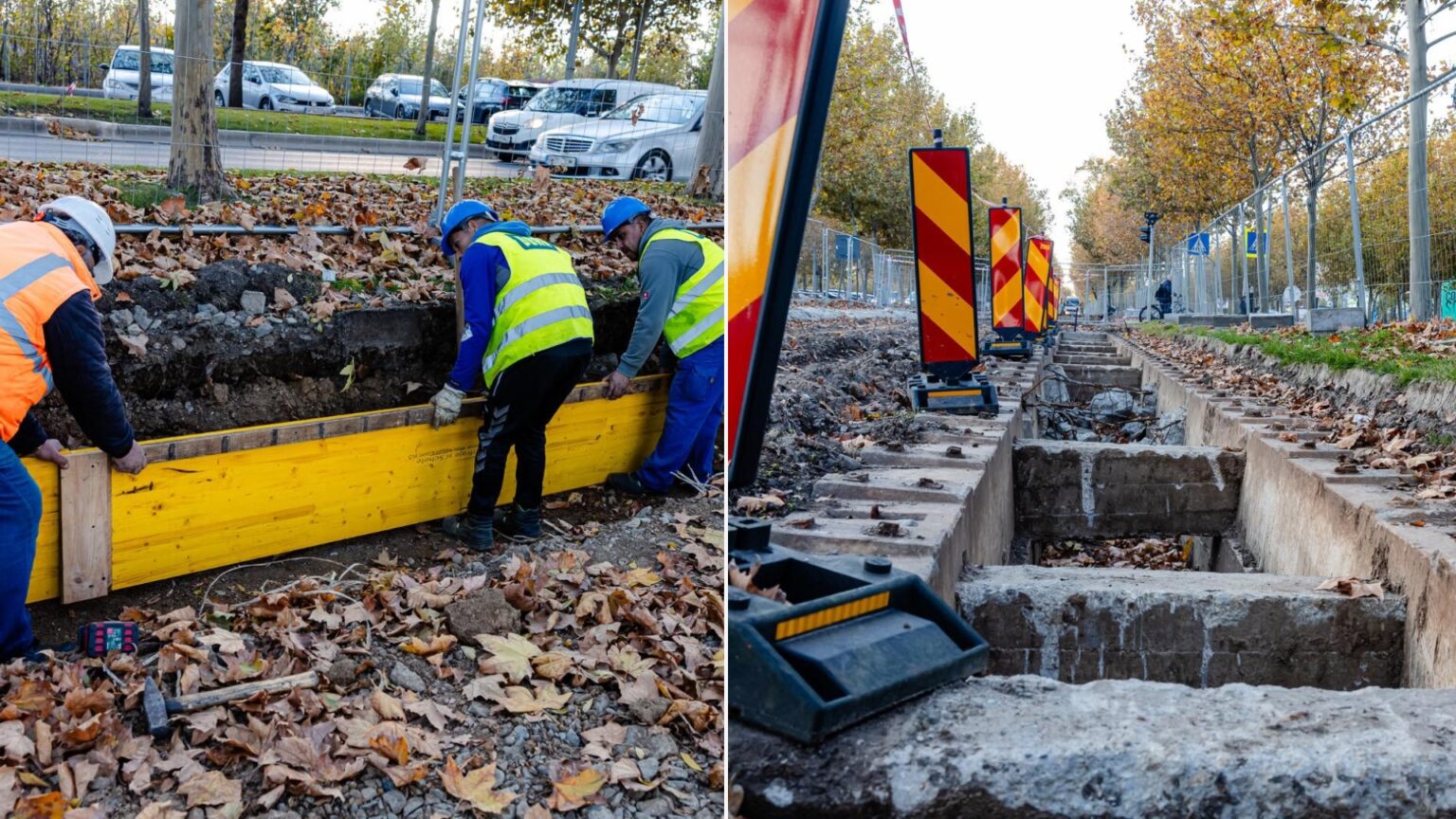 foto avanseaza lucrarile de modernizare a sinelor de tramvai de pe pallady si basarabia urmeaza deschiderea santierelor si pe camil ressu si calea calarasilor 690c8de637ea3