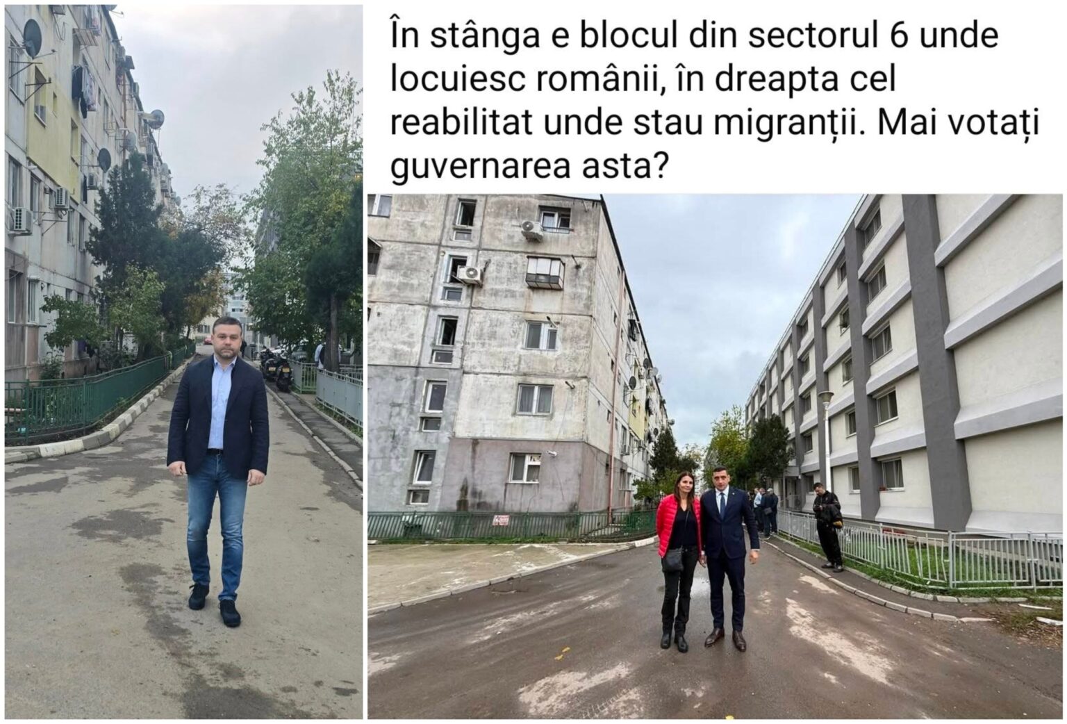 foto ciucu furios pe simion despre blocul reabilitat din s6 unde stau migranti este privat functioneaza in regim de hotel 690c54b1a0d40