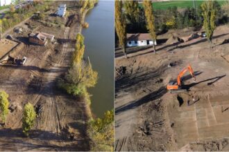 foto comori arheologice scose la lumina pe malul raului colentina aici au fost gropi cu sacrificii de animale ale populatiei getice si bordeie din secolele xviii xix 6911d3eda55c7