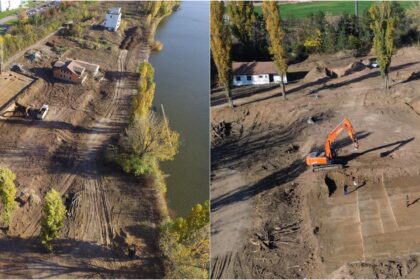 foto comori arheologice scose la lumina pe malul raului colentina aici au fost gropi cu sacrificii de animale ale populatiei getice si bordeie din secolele xviii xix 6911d3eda55c7