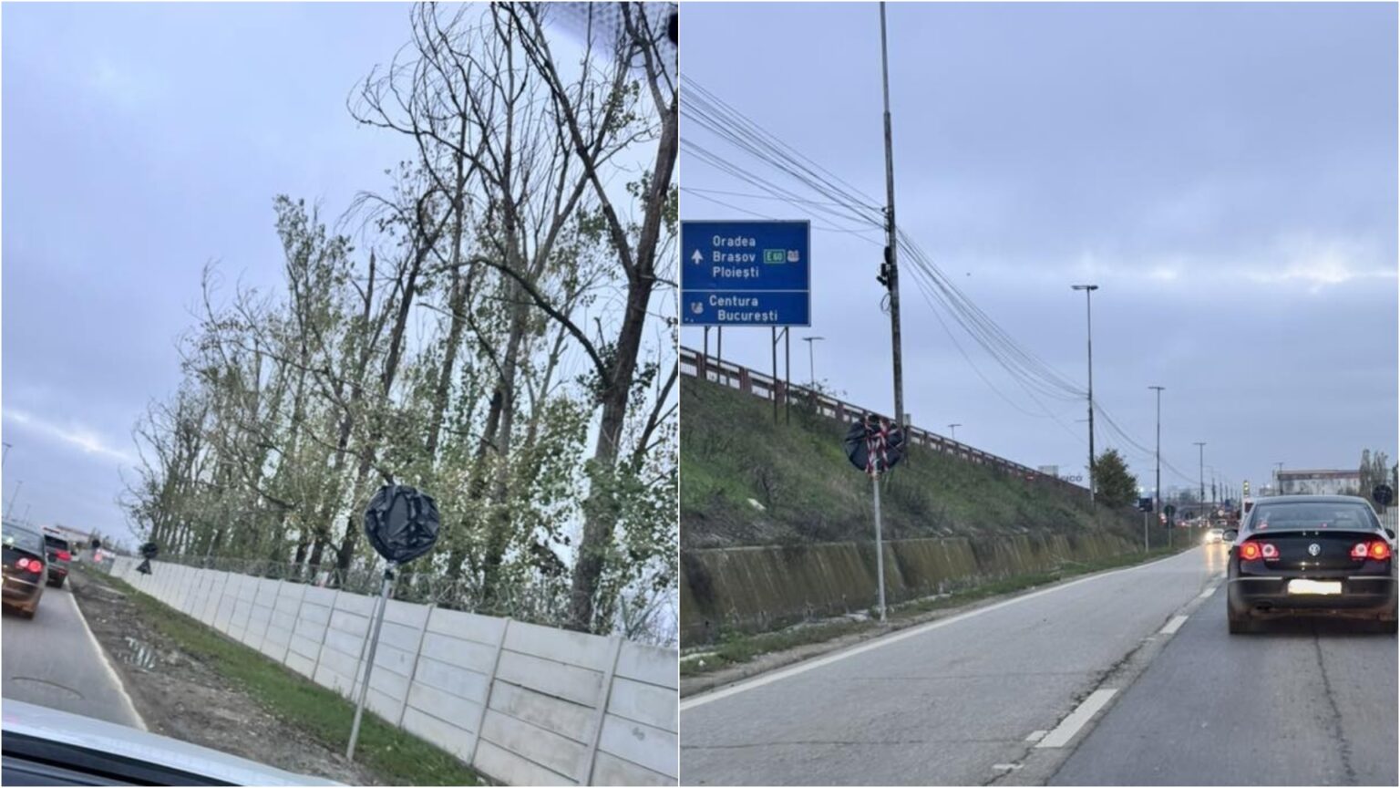 foto noi modificari si devieri de trafic iminente la intrarea pe dn1 de pe breteaua de la otopeni cauza cea mai probabila santierul m6 metroul pana la aeroport 6915ac43b20b2