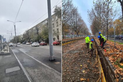 foto noutati de pe cele mai mari santiere de modernizare a sinelor de tramvai pe lotul 1 lucrarile au inceput si pe camil ressu peroanele de la linia 5 nu au copertine 691ed7b4382e5