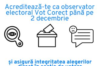 inscrieri pentru observatori independenti vot corect monitorizarea alegerilor direct din sectia de votare 69244269599d1