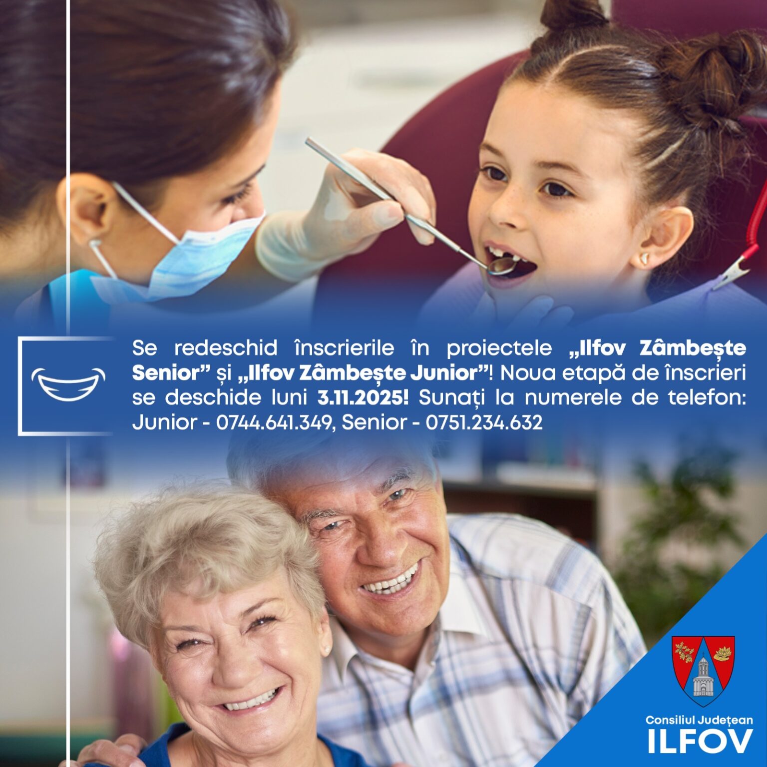 s au redeschis inscrierile in programele ilfov zambeste senior si ilfov zambeste junior tratamente stomatologice gratuite pentru ilfoveni 690a23cbc3e82