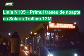 troleibuze pe timp de noapte traseul n105 devine primul operat integral cu vehicule electrice 691b3212d4c6d