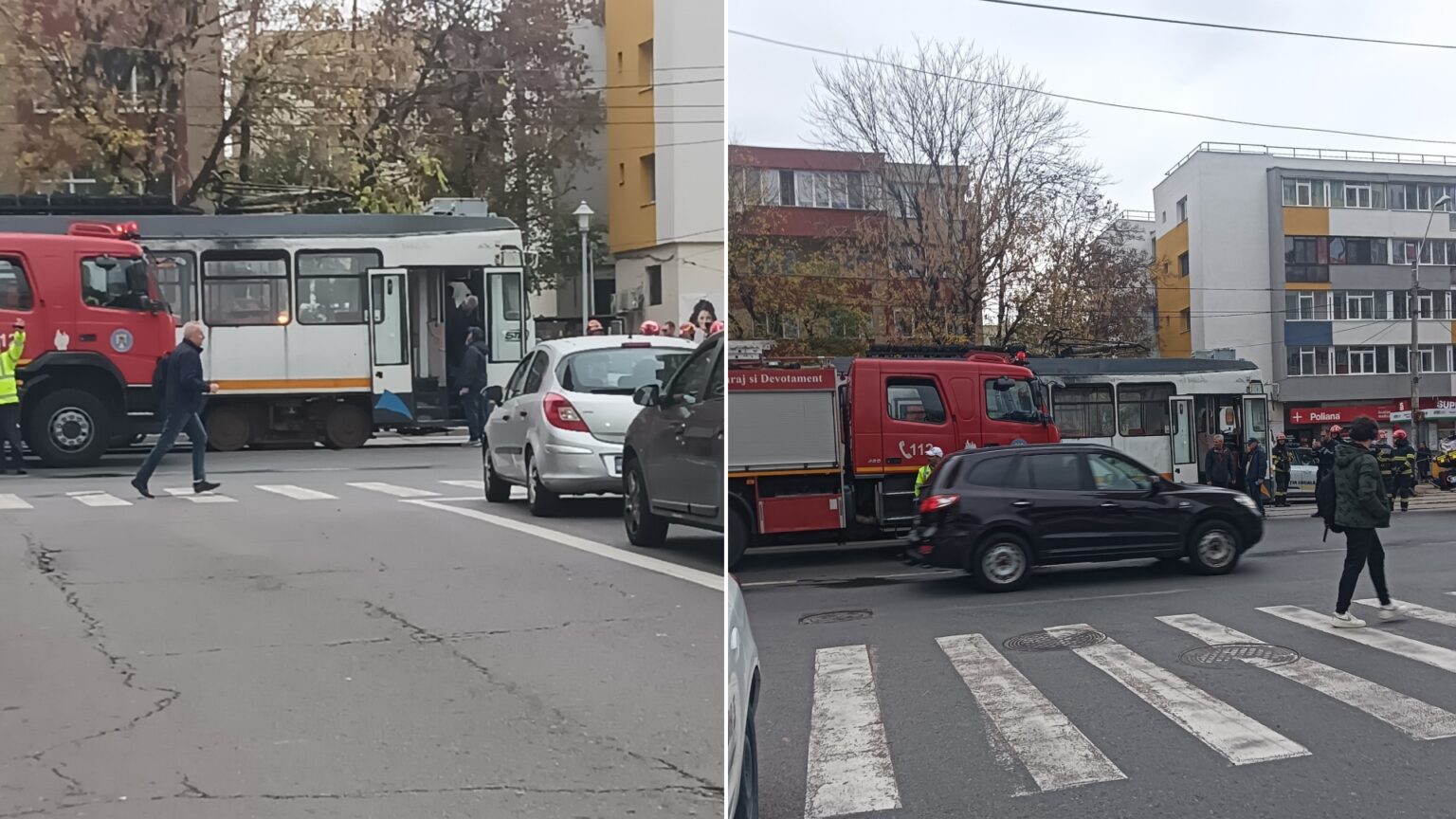 update un tramvai 32 a luat foc pe soseaua alexandriei linia este blocata spre depou stb anunta un simplu incident tehnic 690b61e8c7dc2