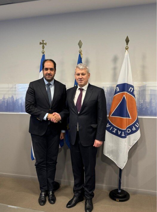 vicepremierul catalin predoiu intrevedere bilaterala cu giannis kefalogiannis ministrul crizei climatice si al protectiei civile din republica elena 690f2a64c6dda