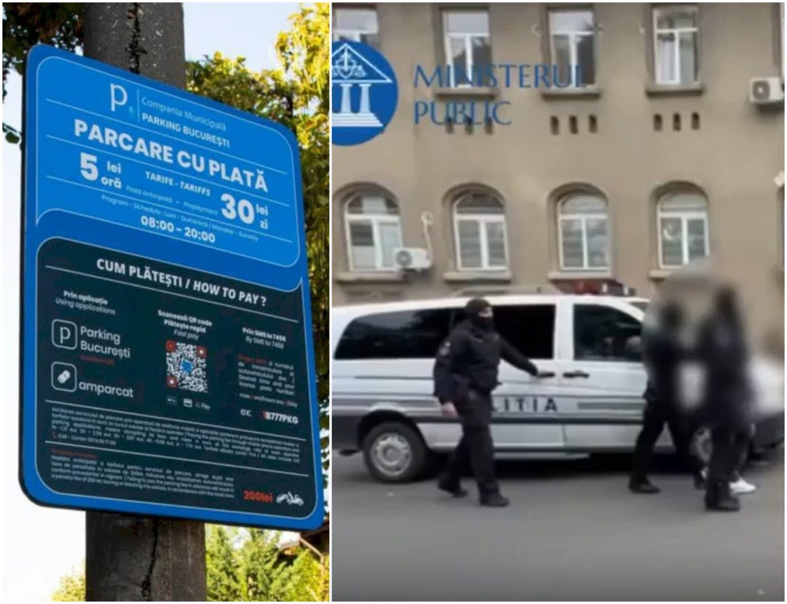 video au fost gasiti banuitii care au lipit stickere cu coduri qr false pentru plata parcarii in sectorul 1 incercau sa faca rost de informatii de pe carduri 690ce35bcc027