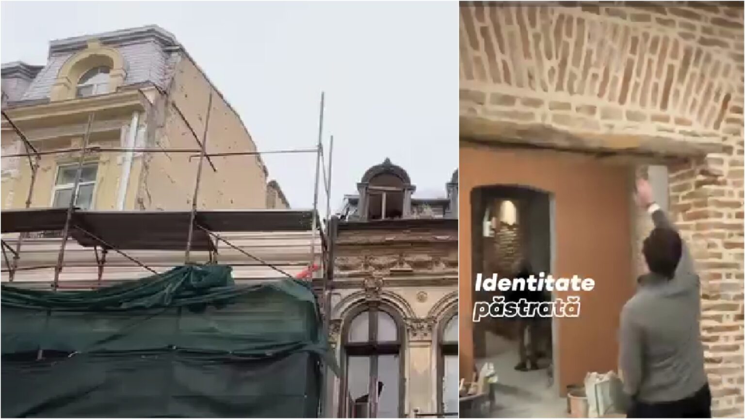 video intoarcerea la viata a unei cladiri istorice din lipscani de pe strada baratiei cladirea restaurata are nevoie de o noua destinatie 691488a6158cd