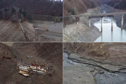 video moment istoric lacul vidraru golit pentru prima data in 60 de ani cand va reveni la nivelul normal a fost golit si lacul paltinu 69272f6787af4