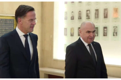 video secretarul general al nato mark rutte s a intilnit cu premierul ilie bolojan la palatul victoria 690b6a91abd72