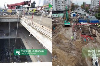 video stadiul lucrarilor la magistrala m6 metroul de la gara de nord la otopeni metrorex anunta progrese semnificative pe ambele sectiuni 691314eace74b