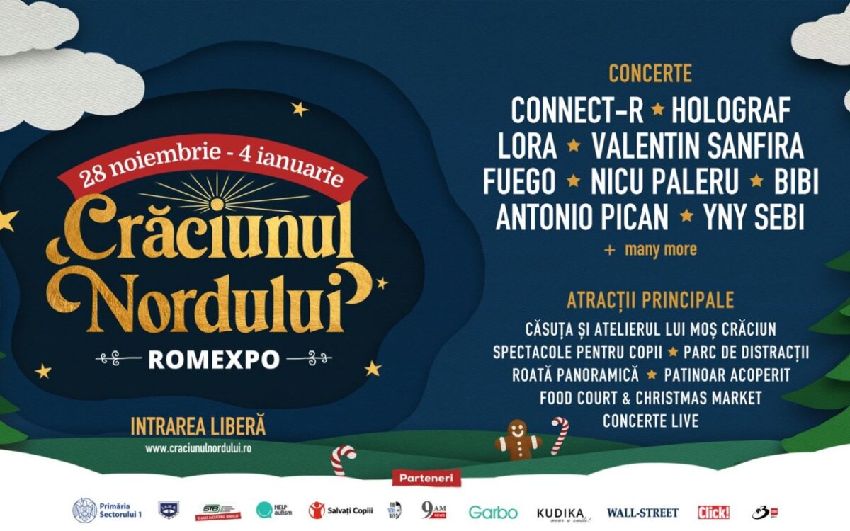 vineri se deschide craciunul nordului la