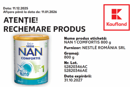 alerta alimentara nestle romania retrage de la comercializare mai multe loturi de lapte praf 693b2e36db13e
