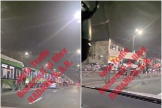 alerta soferul unei camionete a pierdut controlul volanului a rupt gardurile si a ajuns pe sina de tramvai de pe soseaua colentina strada sportului linia 21 blocata 6940400b5aa18