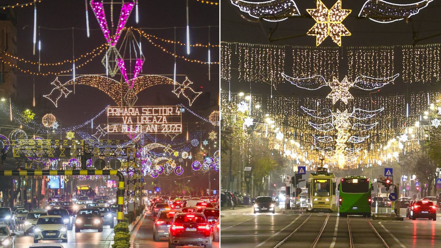 foto baluta dupa infrangerea de la pmb se lauda cu luminitele de craciun la noi acasa cel mai bine si cel mai frumos si zicala cu calul si magarul a unui bucurestean 6938651fb0226